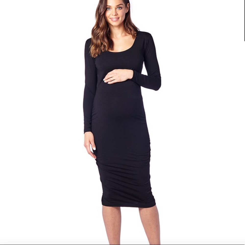 Cutler Long Sleeve Maternity Dress